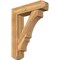 Ekena Millwork Balboa Craftsman Rough Sawn Bracket w/ Offset Brace, Western Red Cedar, 8"W x 32"D x 40"H BKT0806X32X40BOA04RWR - alternate 1